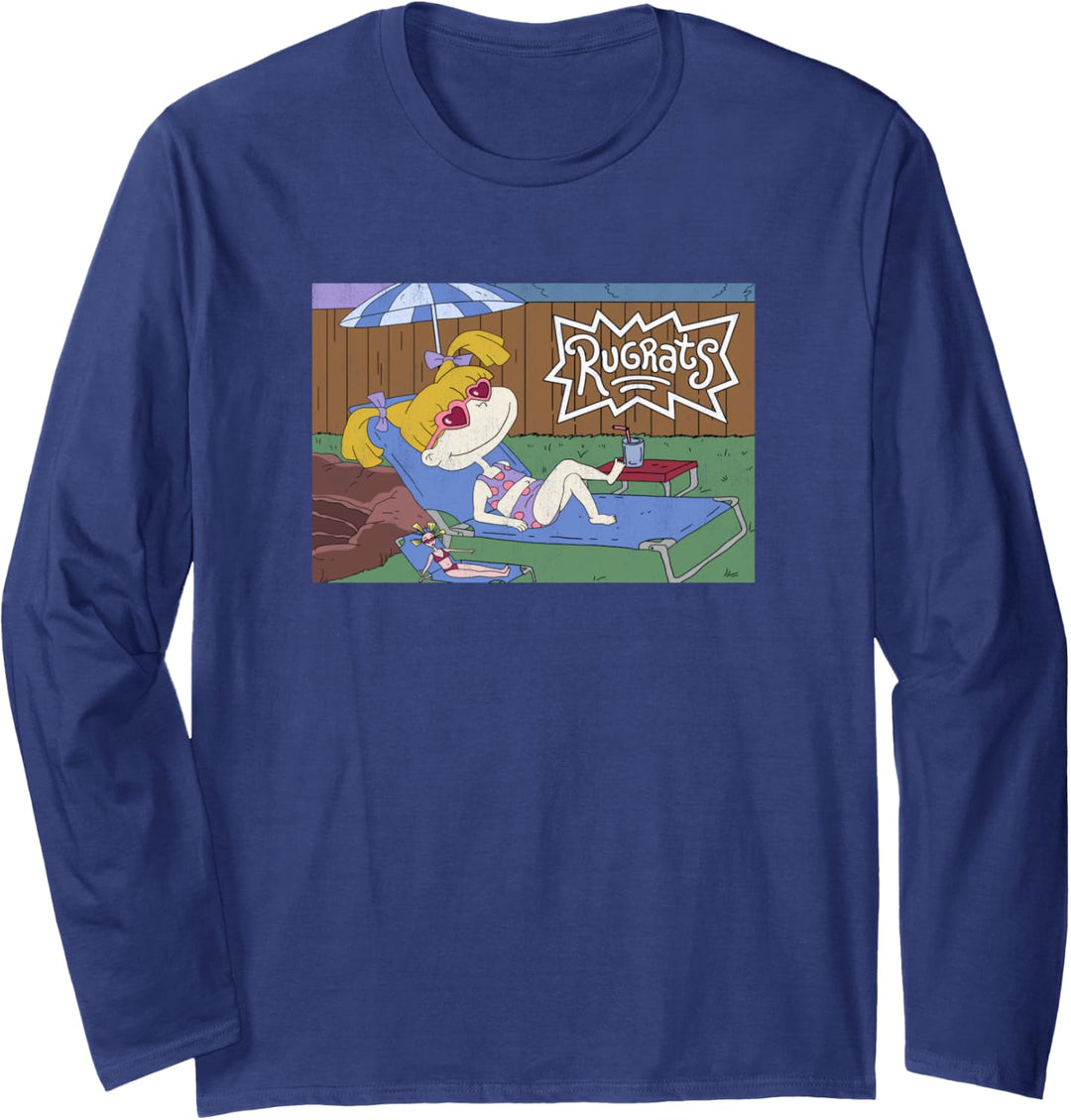 Rugrats Angelica Relaxing Logo Langarmshirt