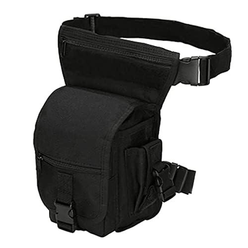 Hebetag Beintasche aus Segeltuch für Herren, taktisch, Militär, Motorradfahrer, mehrere Taschen, Gür