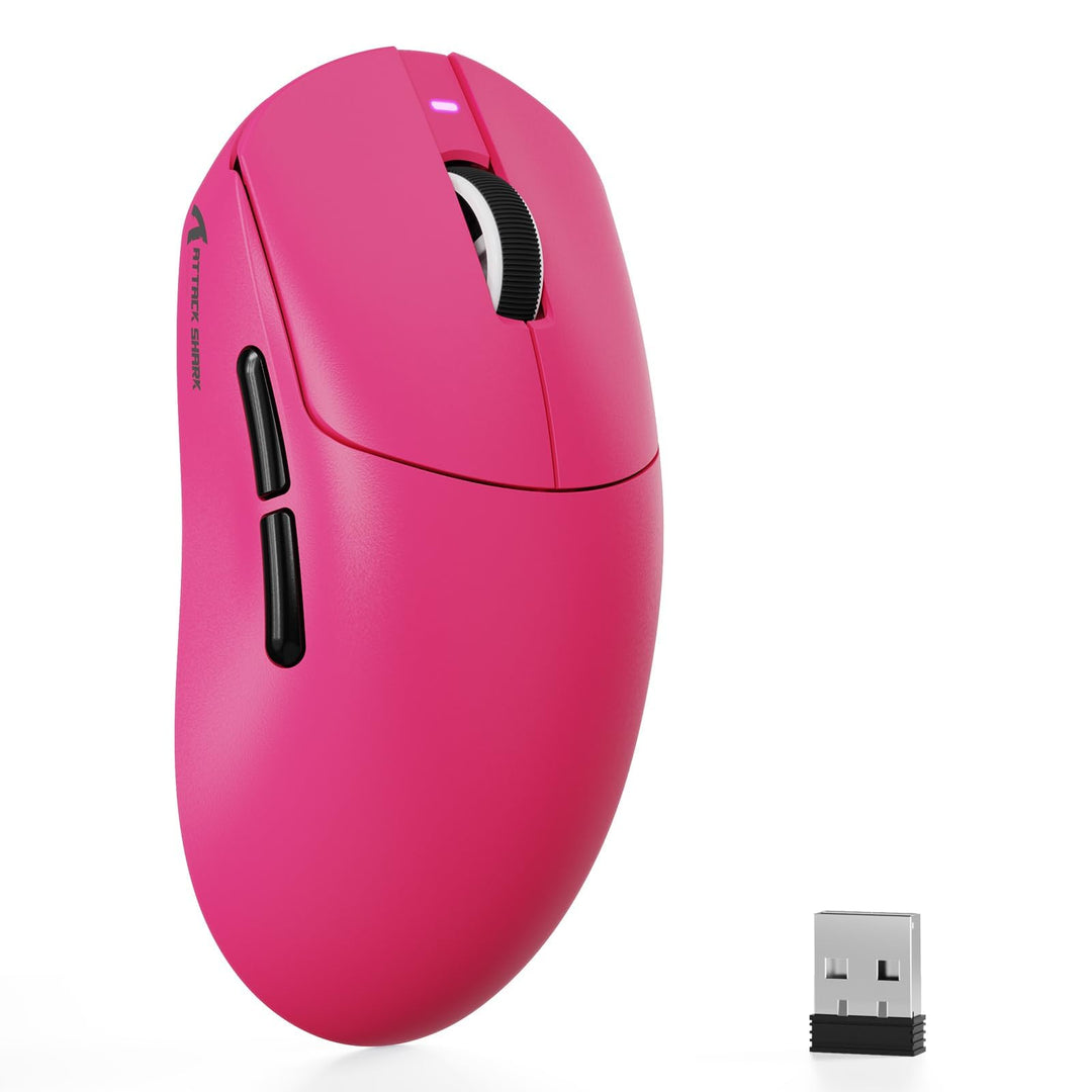 ATTACK SHARK X8SE Kabellose Gaming-Maus, 55g Ultraleicht, PAW3311 Sensor, BK52820 Chip, 25.000 DPI,