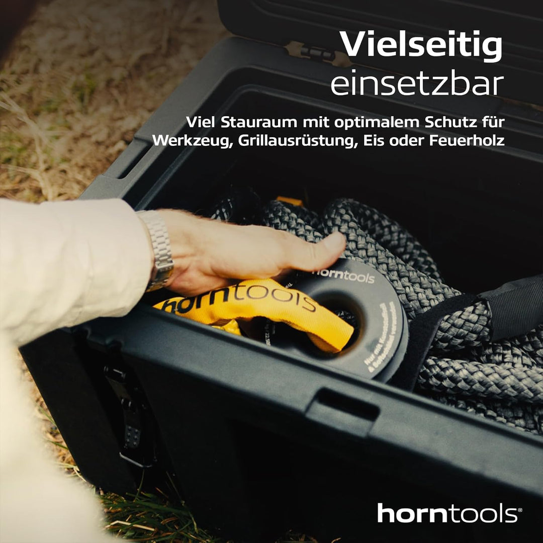 horntools Transportbox - Wasserdichte Reisebox - Lagerbox Stapelbar - 3,6mm dickes Polyethylen - Sic