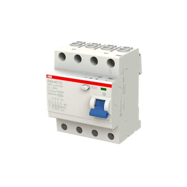 Abb-entrelec 2CSF204001R1400 Fehlerstromschutzschalter, weiss/rot, Standard