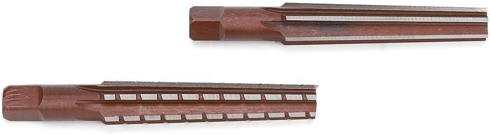 2 stücke Reibahlen Gesetzt Kohlenstoffstahl Metric Zylinderschaft Hand Reibahle Fein Morsekegel Reib