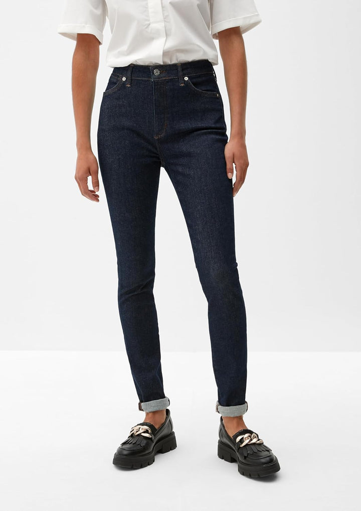 s.Oliver Damen Jeans, Anny Super Skinny, Dark Blue Denim
