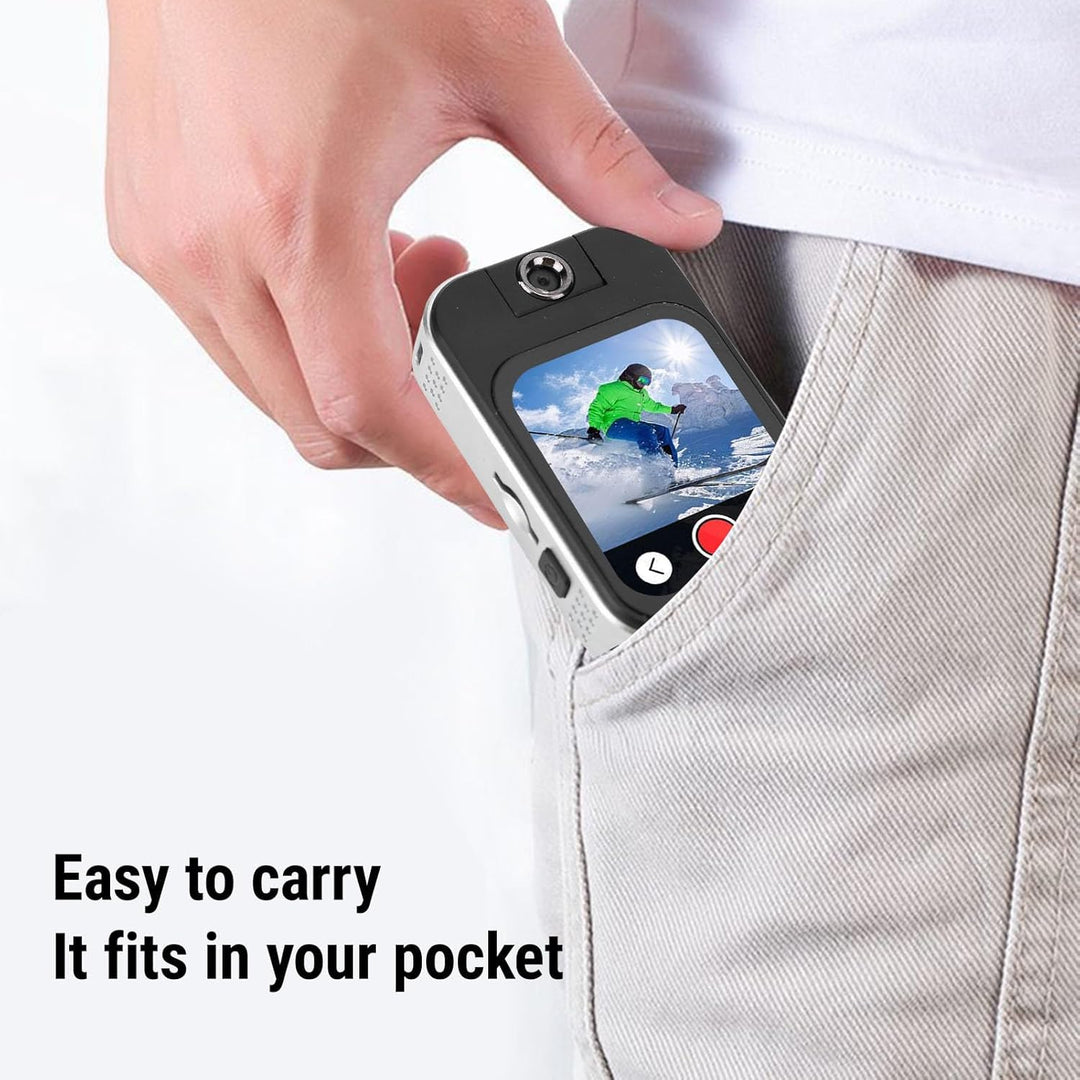 MP3 Player Bluetooth 5.4 Sportclip mit Kamera 2.0 Zoll Touchscreen Musik Player für Sport, MP3-Playe