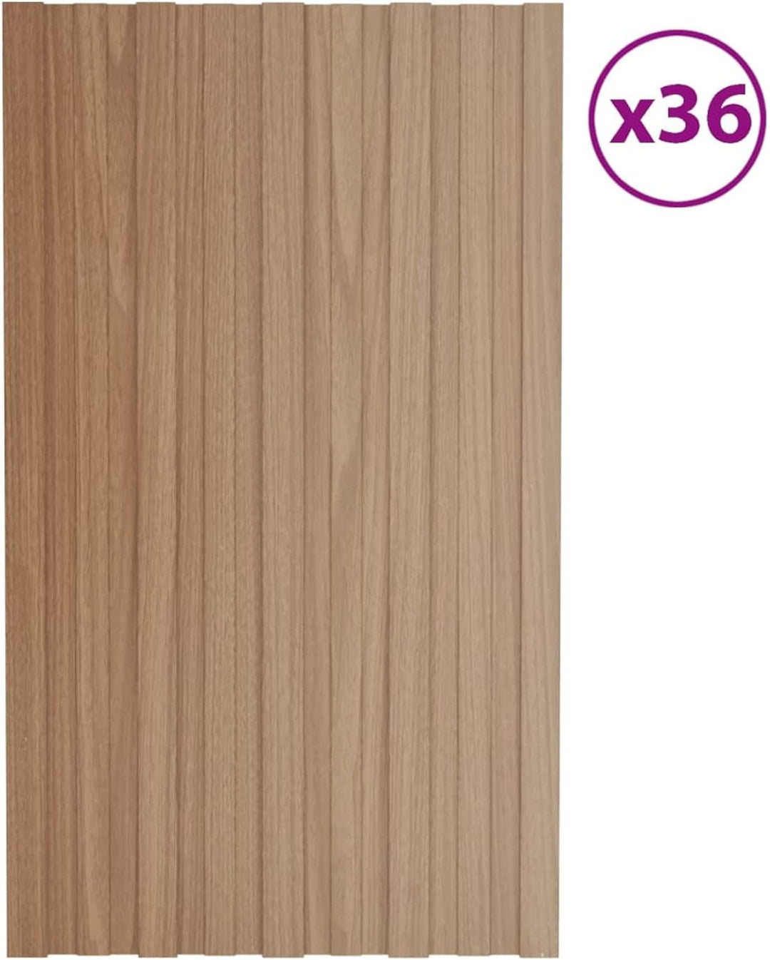 Gecheer 36 STK. Dachpaneele Dachpfannen Profilblech Trapezblech Dachblech Stahlblech Trapezbleche Da