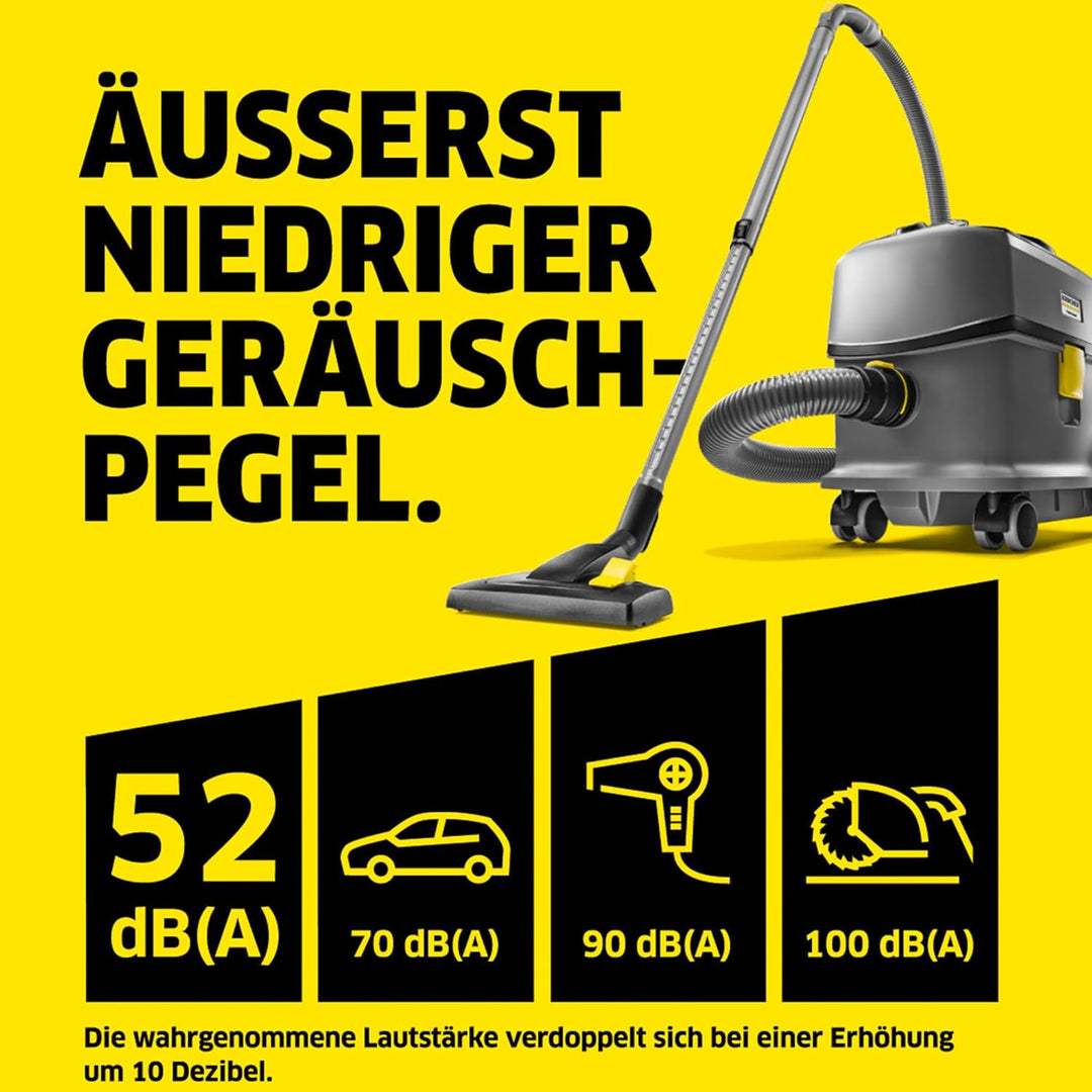 Kärcher Trockensauger T 10/1 ADV, für Textil- und Hartböden, Behälter (teilweise aus Rezyklat): 10 l