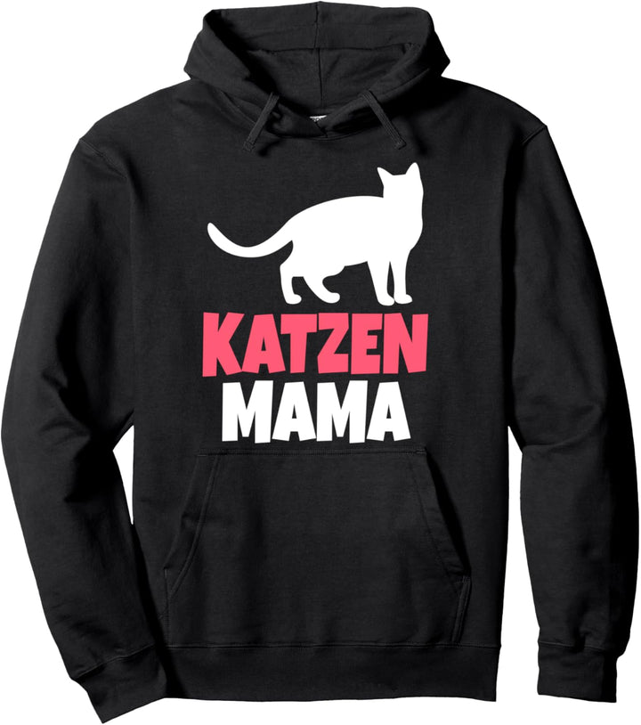 Katzen Mama Niedliche Geschenkidee Pullover Hoodie