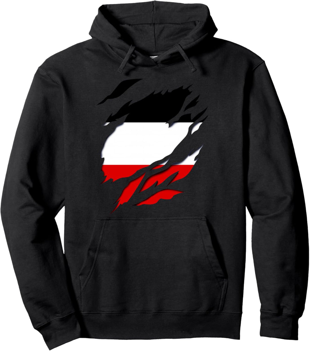 Flagge des Deutsches Kaiserreich 1871_1918 Pullover Hoodie