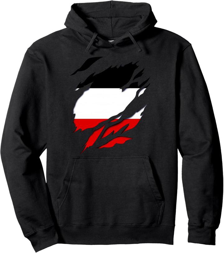 Flagge des Deutsches Kaiserreich 1871_1918 Pullover Hoodie