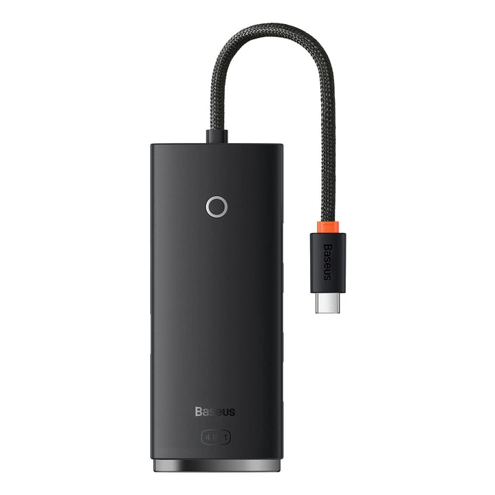 BASEUS HUB Lite Series 4-in-1 Adapter (Type-C to 4xUSB-A 3.0 5Gb/s) Cable 0.25m, Black (WKQX030301)