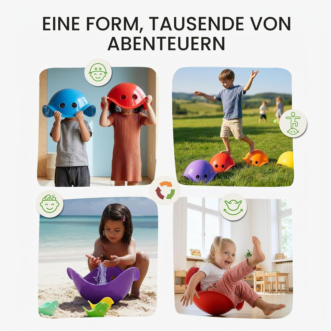 MOLUK 2843010 Bilibo violett, endlose Spiel-Möglichkeiten, Motorikspielzeug für Kinder ab 2 Jahren,
