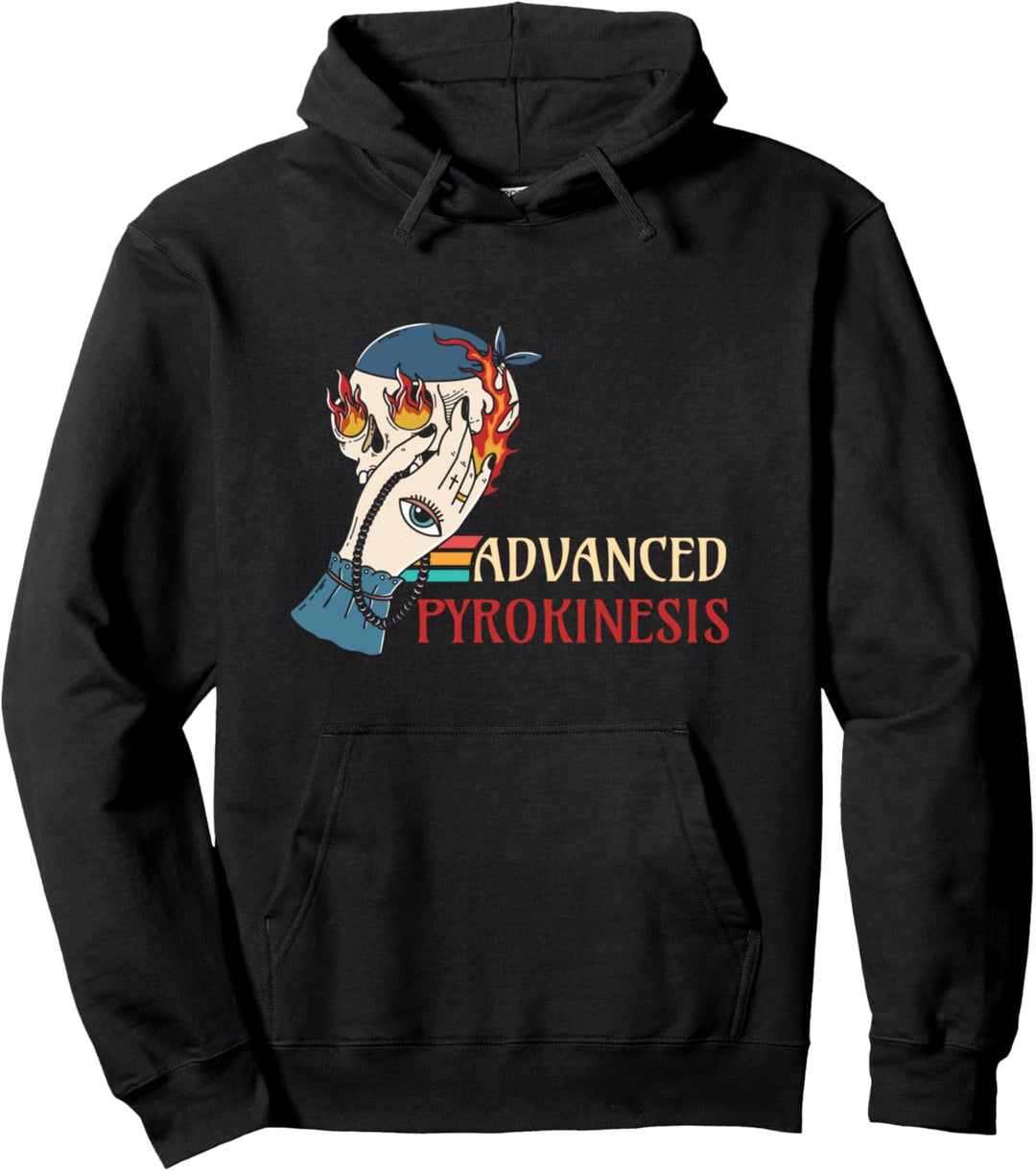 Fortschrittlicher Pyrokinese-Magischer Pyrotechniker, Pyro-Ventilator Pullover Hoodie