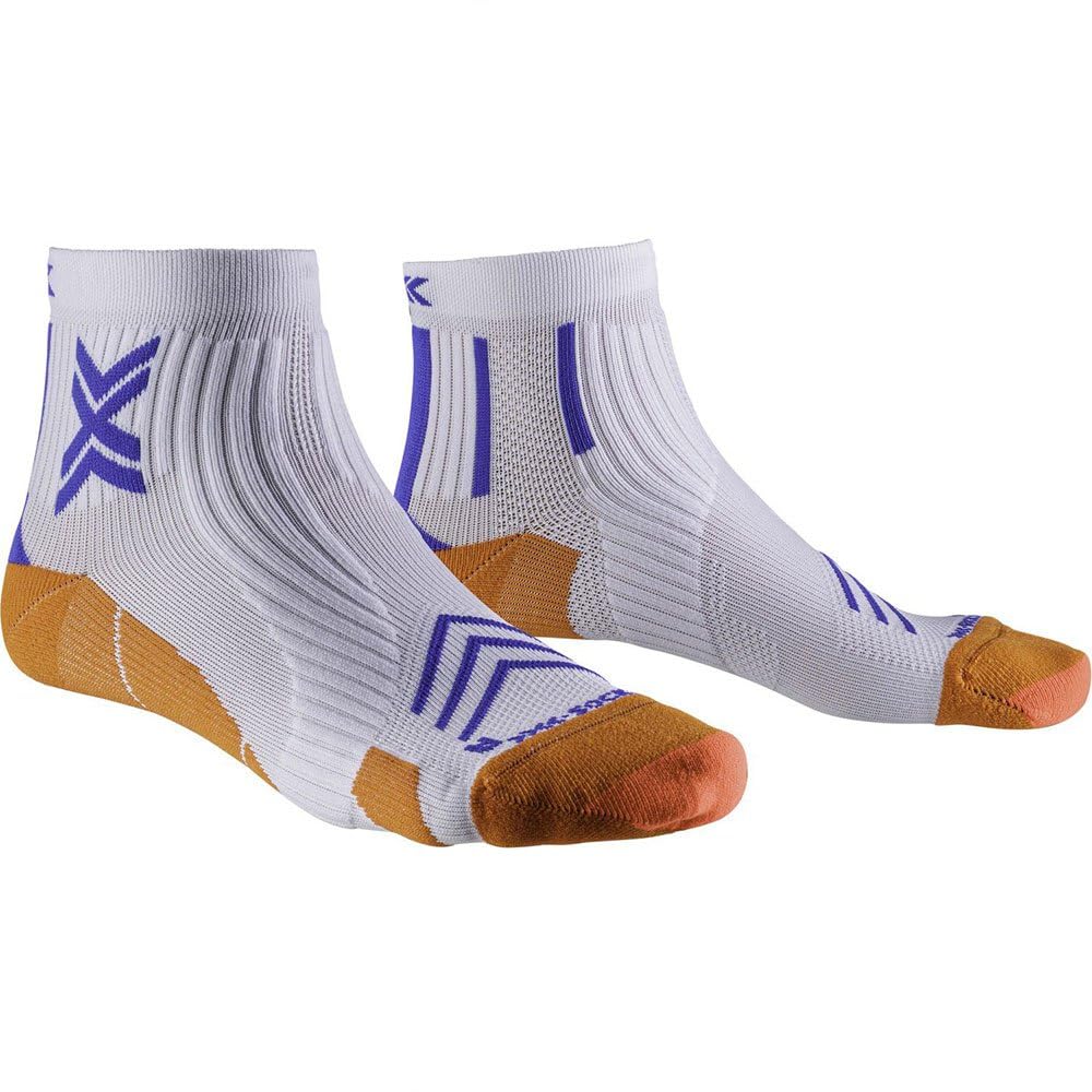 X-Socks Herren Ankle Socks Socks 42-44 Weiss/Orange/TWYCE BLUE, 42-44 Weiss/Orange/TWYCE BLUE