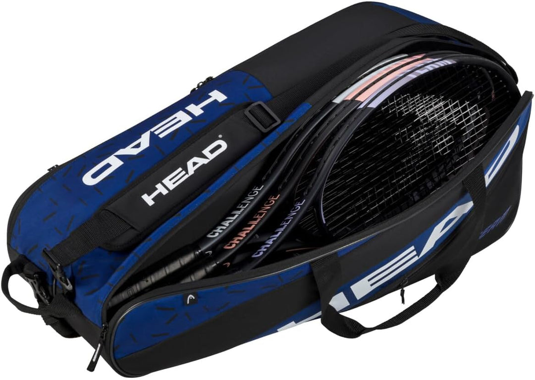 HEAD Team Racquet Bag L Blau/Schwarz, Blau/Schwarz