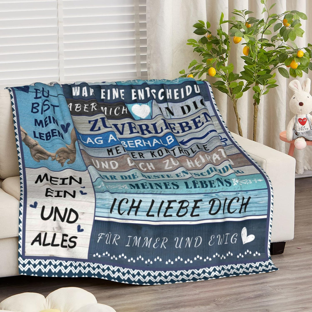 Bold And Brash Hochzeitstag Geschenke für Männer, Kuscheldecke, Jahrestag Geburstag Liebesgeschenke