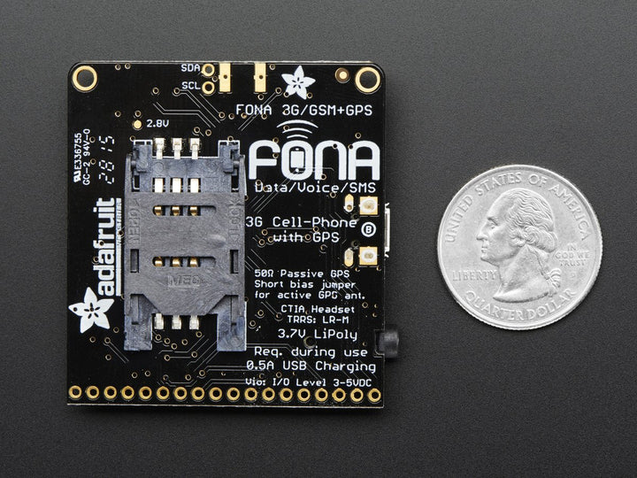 Adafruit FONA 3G Cellular Breakout, European Version, 2691