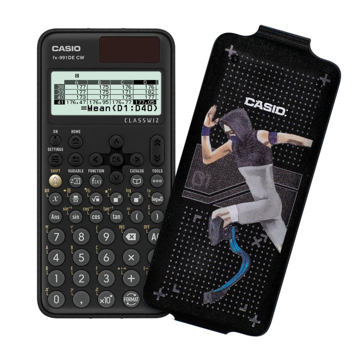 Casio FX-991DE CW ClassWiz technisch wissenschaftlicher Rechner mit Art-case "runner", deutsche Menü