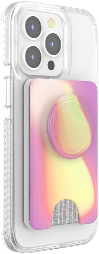 PopSockets: PopWallet+ für MagSafe - Inklusive Adapterring für MagSafe - Kartenhalter mit integriert