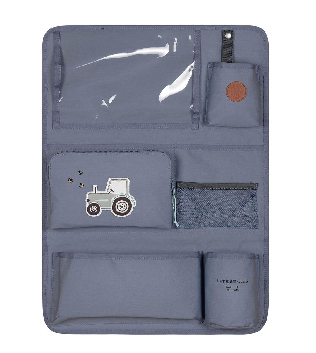 LÄSSIG Autoorganizer Autorücksitzorganizer Rücksitztasche für Auto zum Hängen zusammenklappbar 55 cm