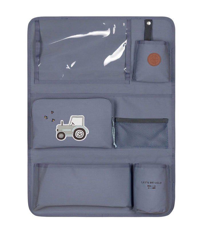 LÄSSIG Autoorganizer Autorücksitzorganizer Rücksitztasche für Auto zum Hängen zusammenklappbar 55 cm