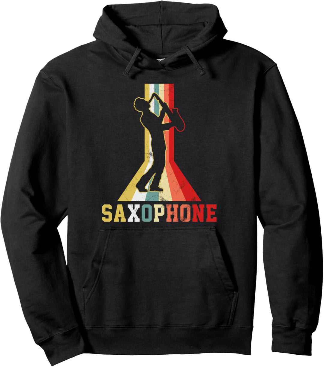 Saxophone Pullover Hoodie