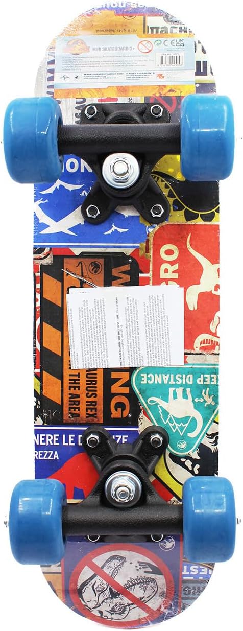 Joy Toy - Jurassic World Dominion Mini Skateboard aus Holz 43x12x8 cm, gross