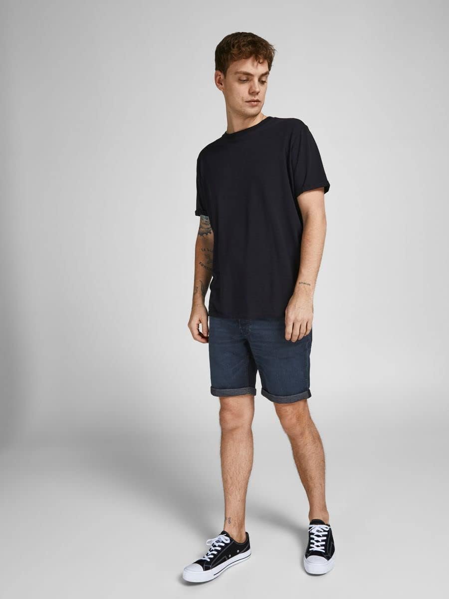 JACK & JONES Herren Shorts M Blue Denim, M Blue Denim