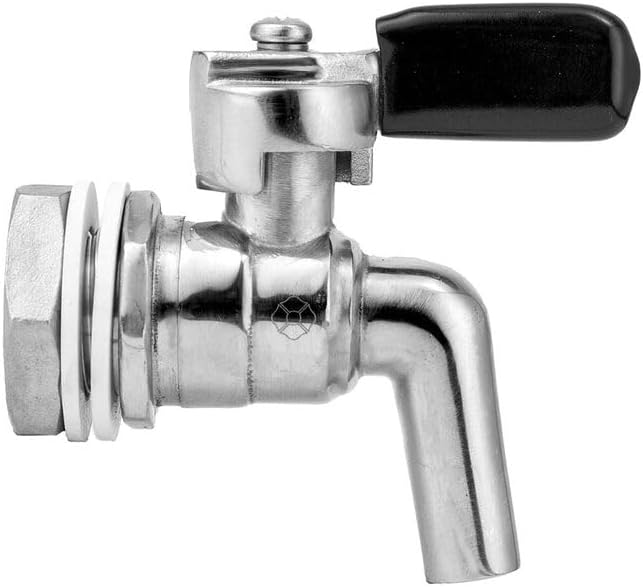 Bielmeier Läuterbottich Gärbottich Edelstahl 35 Liter Auslaufhahn 1/2" V4A Bier selber brauen Made i