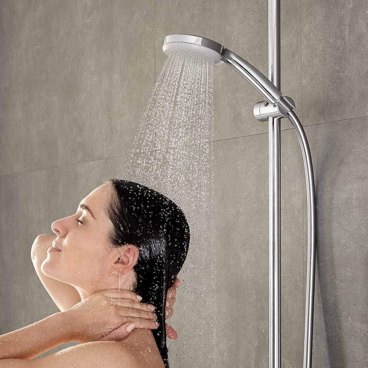 hansgrohe Ersatzteil Unica Gelenkstück, Chrom, 1 - Pack & Duschkopf Croma 100 (Regendusche, 4 Strahl