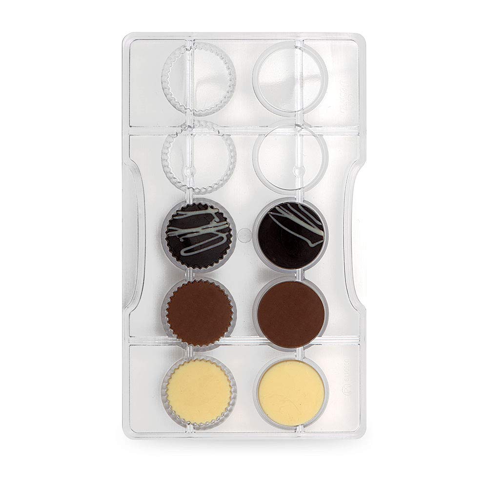 Decora 0050119 SCHOKOLADENFORM DISKETTEN Ø33 X 4 H MM 200 X 120 X 22 MM