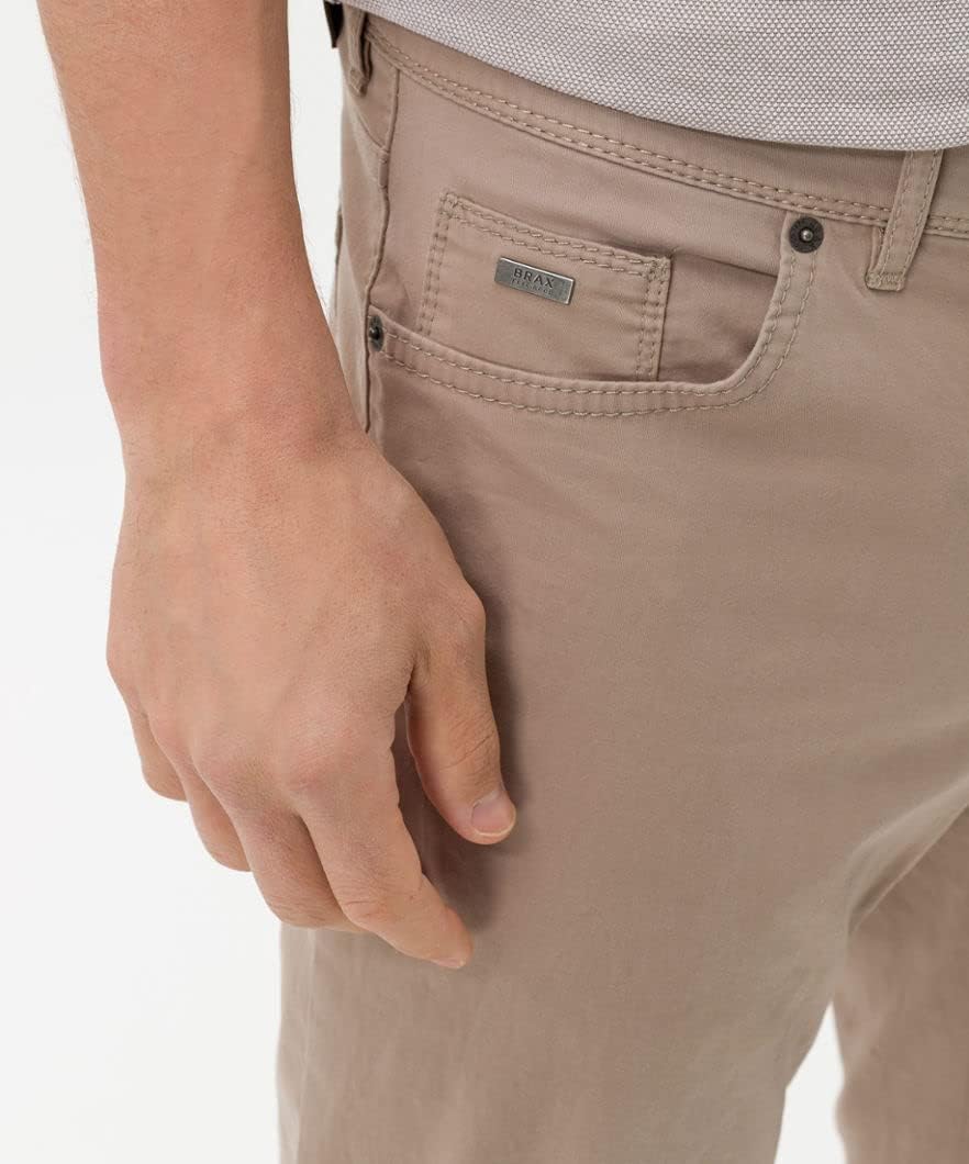 BRAX EUREX by Hose Herren Style Carlos Regular Fit Five-Pocket 32W / 34L Frappe, 32W / 34L Frappe