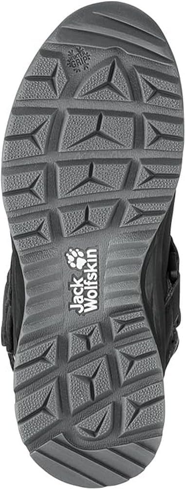 Jack Wolfskin Unisex Kinder Polar Boot Texapore High Vc K Schneestiefel 26 EU Black Grey, 26 EU Blac