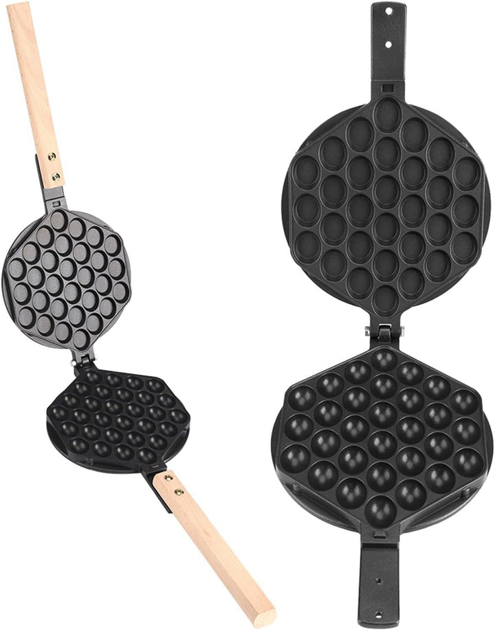 Waffle Maker Pan, Egg Bubble Baking Plate Waffle Maker Pan Tool Egg Waffle Maker Kitchen Nonstick Eg
