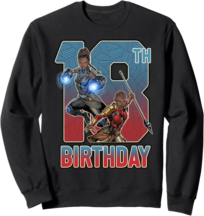 Marvel Black Panther Shuri & Okoye 18th Birthday Sweatshirt