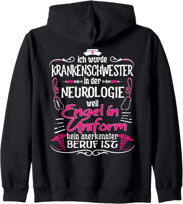 Krankenschwester Neurologie Krankenpflegerin Kapuzenjacke