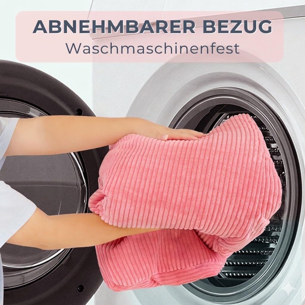 MAXYOYO Sitzsack-Bett, faltbar, Cordsamt, Schlafsofa, Bodenmatratze für Erwachsene, extra dick, 4-Fa