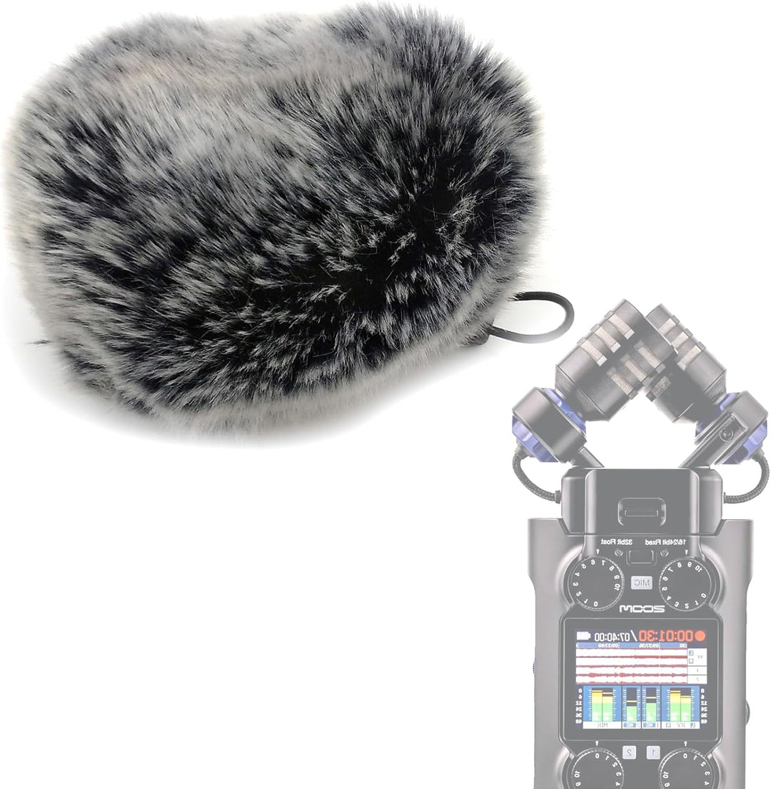 Pelziger Windschutzscheiben-Windschutz, kompatibel mit Zoom H5 Studio H5Studio H2Essential H2 Essent
