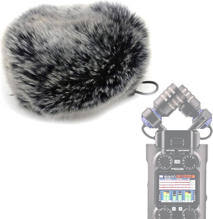 Pelziger Windschutzscheiben-Windschutz, kompatibel mit Zoom H5 Studio H5Studio H2Essential H2 Essent