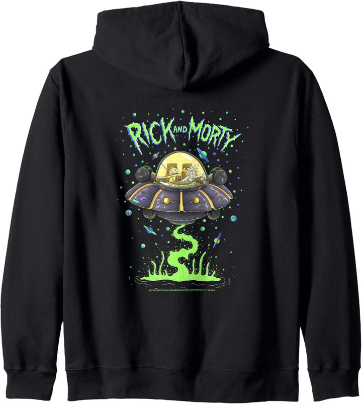 Rick and Morty Drunk Rick Ship Kapuzenjacke