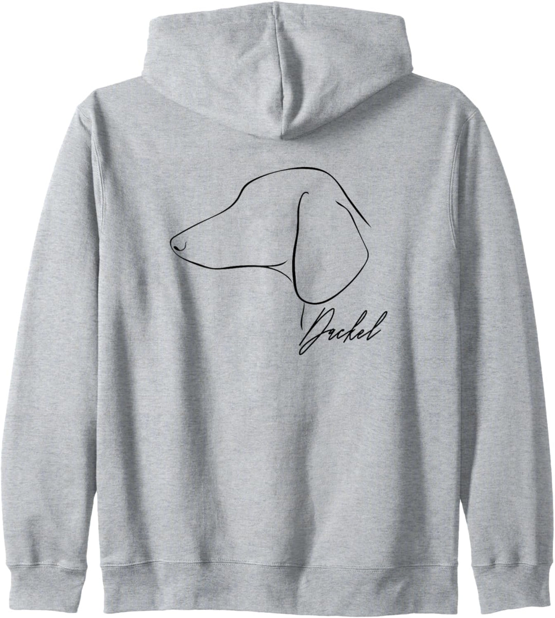 Dackel Profil Hunderasse Jagdhund Hunde Kapuzenjacke