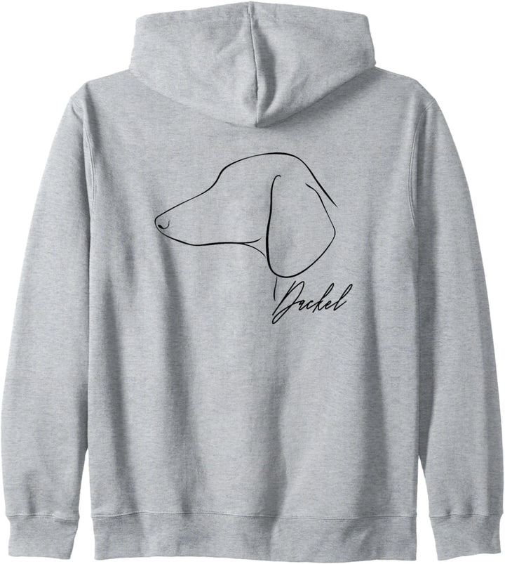 Dackel Profil Hunderasse Jagdhund Hunde Kapuzenjacke