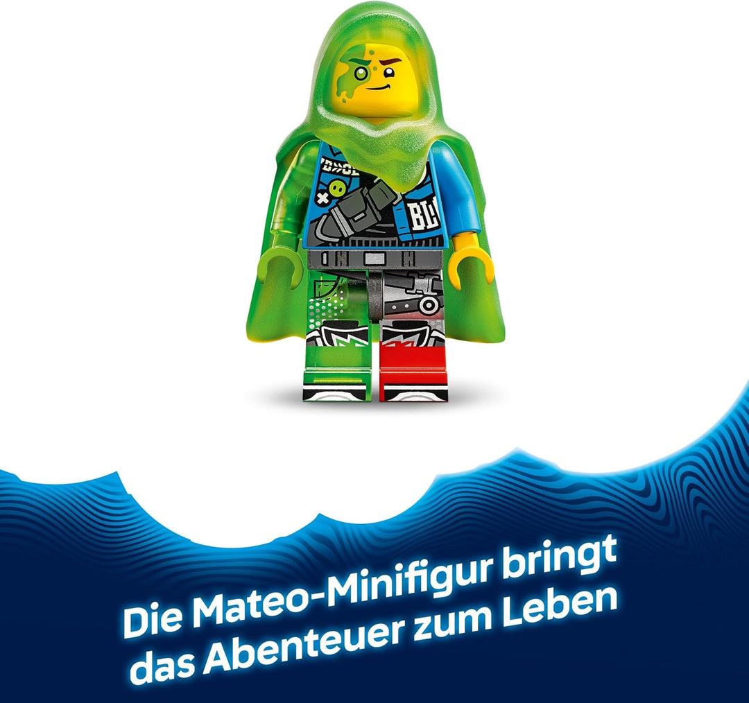 LEGO DREAMZzz 2in1 Mateo vs. Cyber Brain Mech - Modular Robot Toy for 8+ Year Old Boys & Girls - Reb