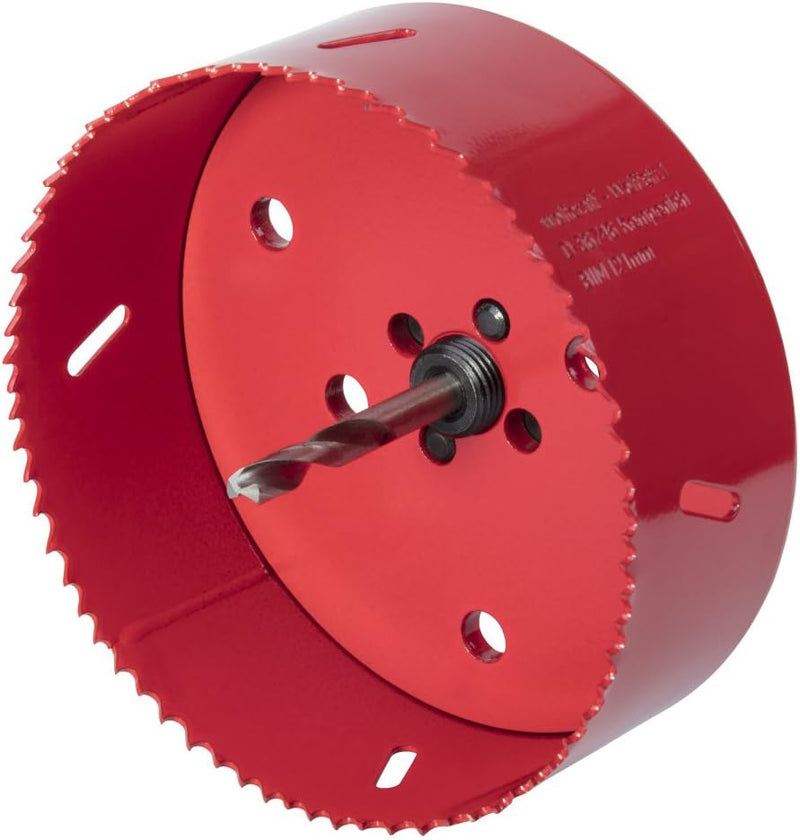 wolfcraft Bi-Metall-Lochsäge I 5497000 I Für Trockenbaumaterialien, Holz, Kunststoffe und Metalle, S