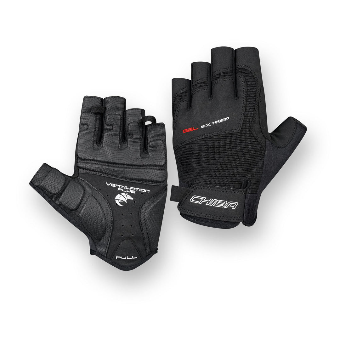Chiba Erwachsene Handschuh Gel Extrem XL Schwarz, XL Schwarz