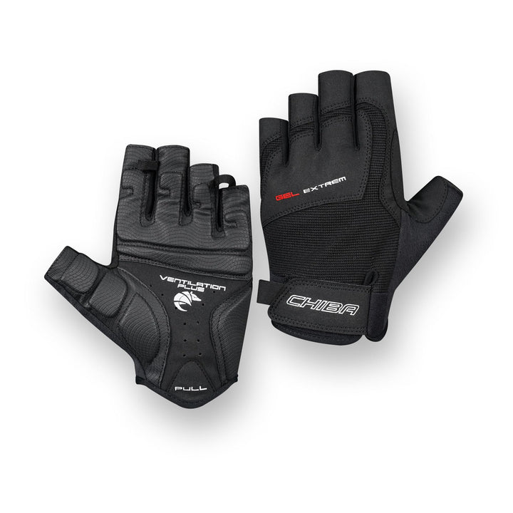 Chiba Erwachsene Handschuh Gel Extrem XL Schwarz, XL Schwarz