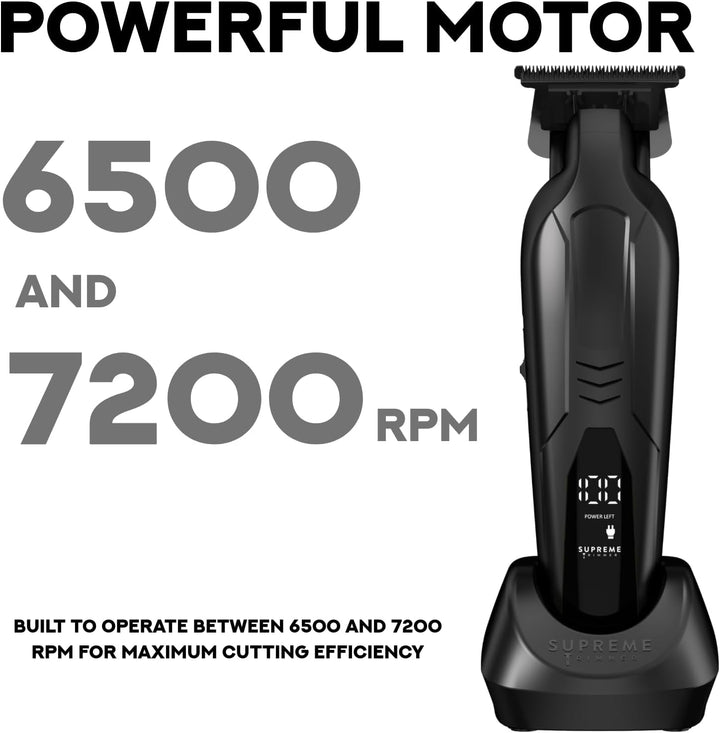 Supreme Trimmer Vader Lite ST3700 – Professioneller kabelloser Friseurauskleidung & Detailer, 120 Mi