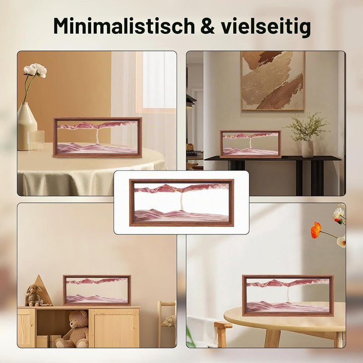 AzureLeap Sandbilder zum Drehen 3D Sandscape die Sandkunst in Tiefsee Fliessende Sandmalerei Sandbil