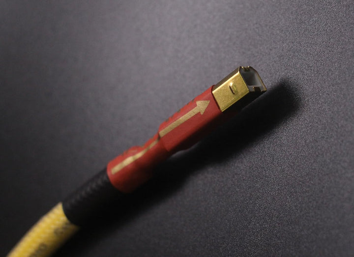 KK Cable YB-y1 HiFi, 4 N OFC USB 2.0 A auf B Digital Audio DAC Kabel, Professionelle USB 2.0 Kabel,