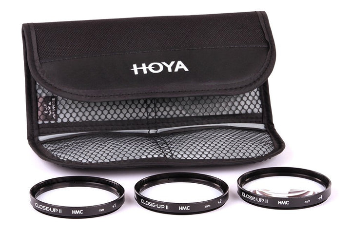 Hoya NAHLINSE SET2 (+1 +2 +4) Close-up Kit schwarz 49 mm, 49 mm