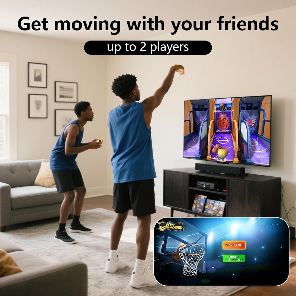 TV-Spielkonsole, Consola de Videojuegos 4 GB RAM + 64 GB ROM, Maschine mit kabellosem Gamepad Somato
